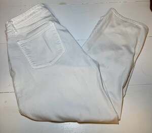 Talbots Flawless Five-Pocket Crop Jeans Size 8 White